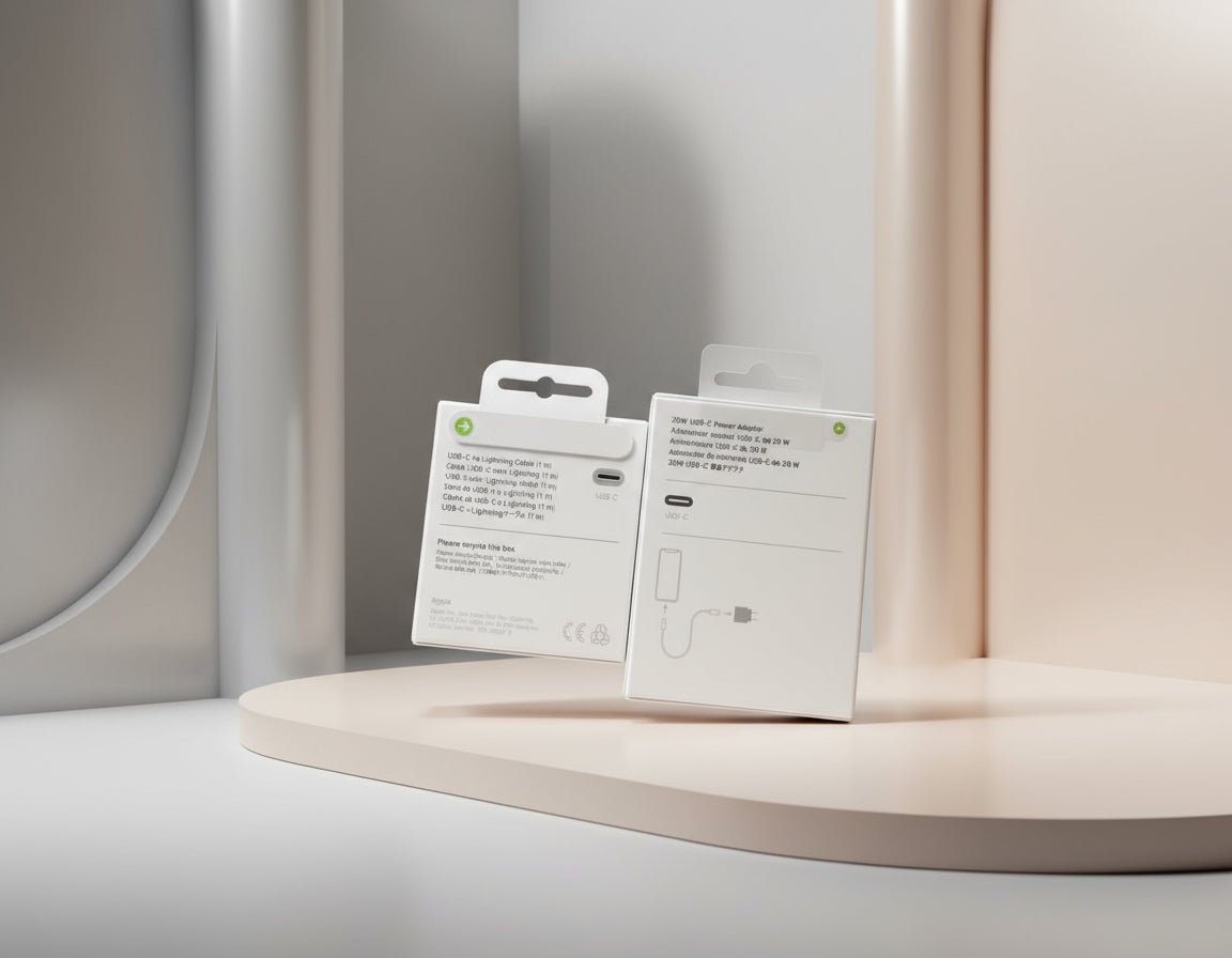 Usb-c Charger Carregador USB-C 20W + Cabo USB-C para Lightning | Carregamento Rápido ⚡ | iPhone & iPad em TokenPI Store