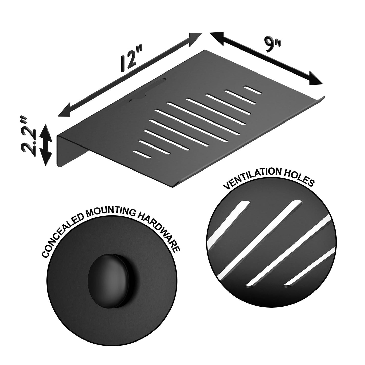 Organization Large Router/Speaker Shelf disponível em TokenPI Store