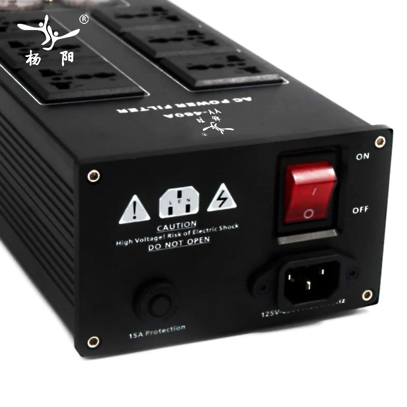 HIFI Power Filter YY-460 Power Supply Socket Lightning Protection Audio power purifier, AC Power Conditioner, Power Filter