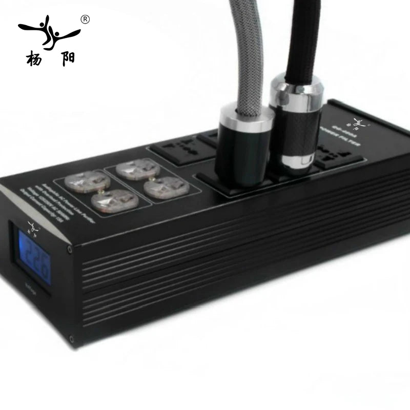 HIFI Power Filter YY-460 Power Supply Socket Lightning Protection Audio power purifier, AC Power Conditioner, Power Filter