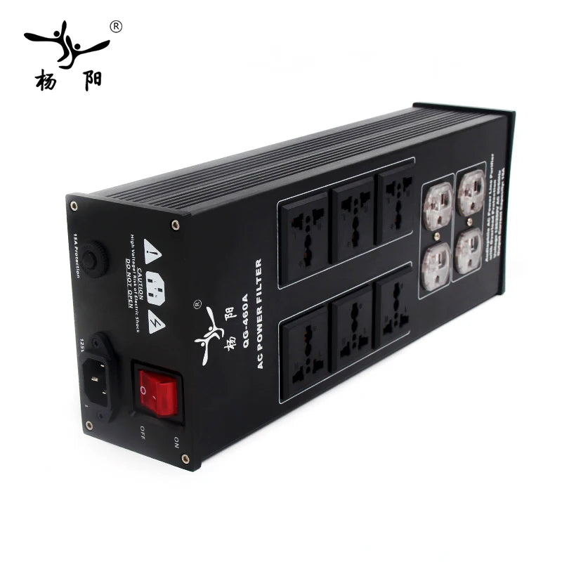 HIFI Power Filter YY-460 Power Supply Socket Lightning Protection Audio power purifier, AC Power Conditioner, Power Filter