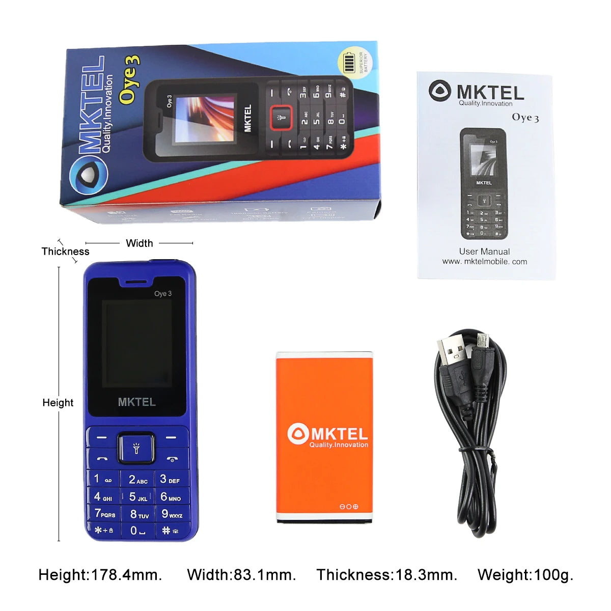 MKTEL OYE 3 Dual SIM Dual