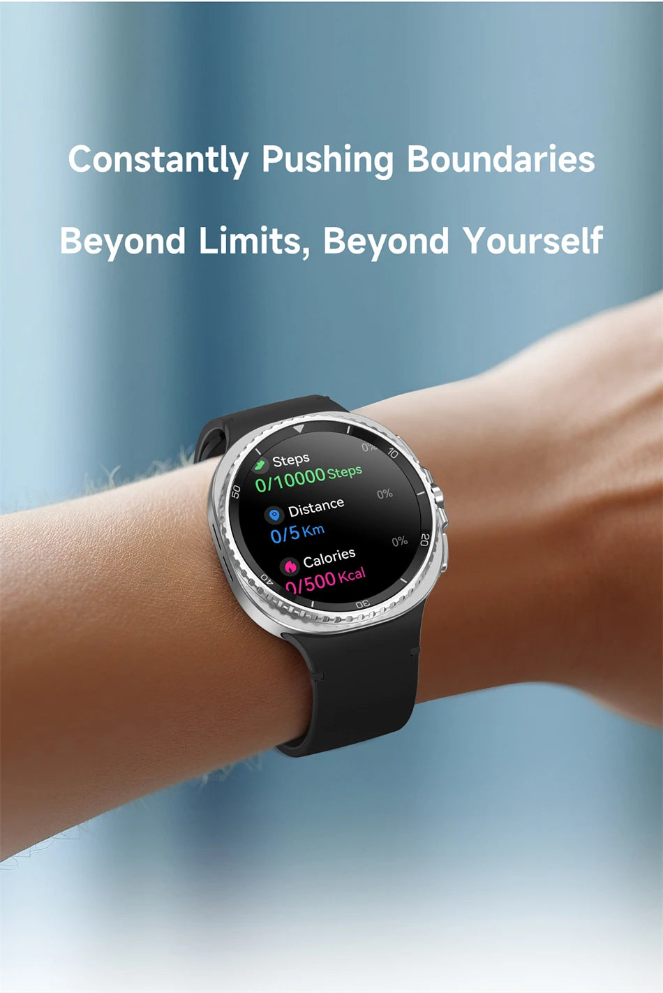 Watch8 Classic GPS Compass NFC Sports Smart Watch 1.43'' Amorel Rotating Dial BT Call 3ATM Waterproof Watch7 Upgraded Smartwatch