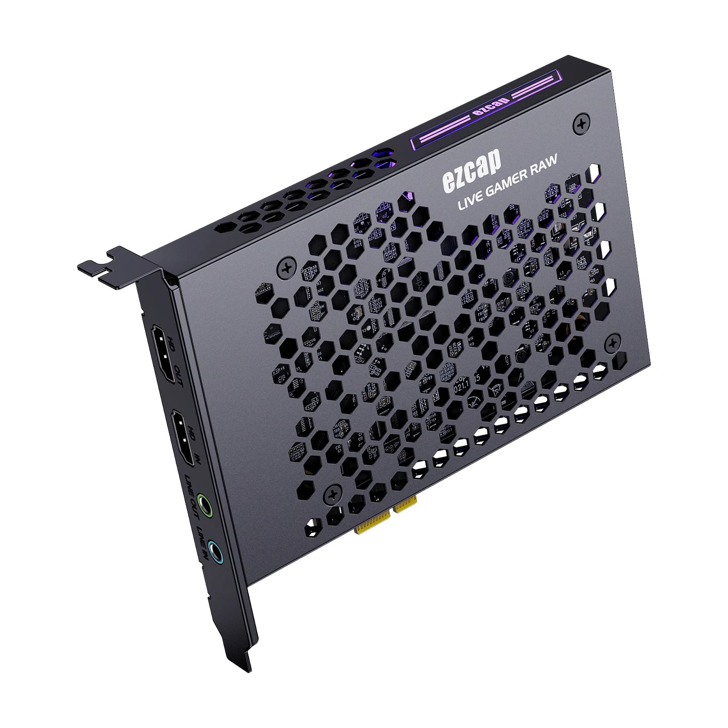 ezcap324B Live Gamer Raw PCIE 4K Video Game Capture Card Record & Live Stream for Gaming Systems Camcorders
