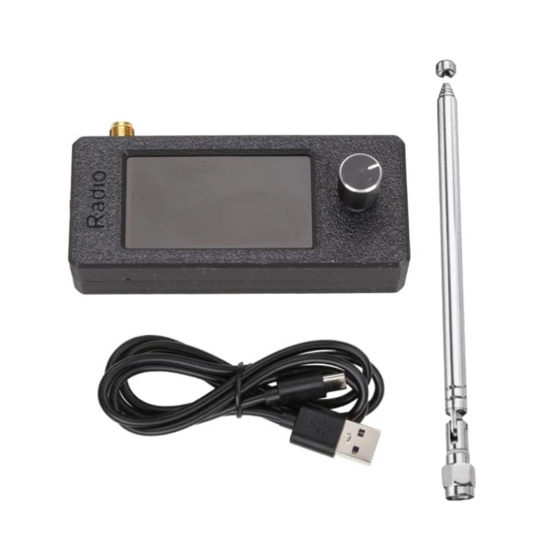 New V2 Version ATS-mini2 SI4732 0.5-108MHz Pocket SSB Mini Radio LSB USB AM FM All Band Radio Receiver ESP-32-S3 BB Antenna