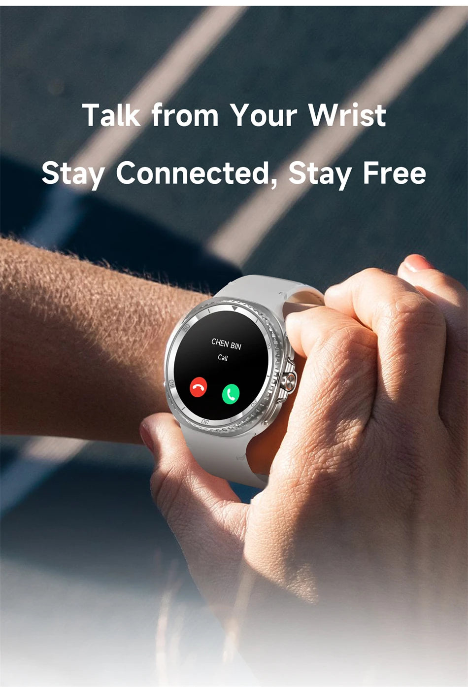 Watch8 Classic GPS Compass NFC Sports Smart Watch 1.43'' Amorel Rotating Dial BT Call 3ATM Waterproof Watch7 Upgraded Smartwatch
