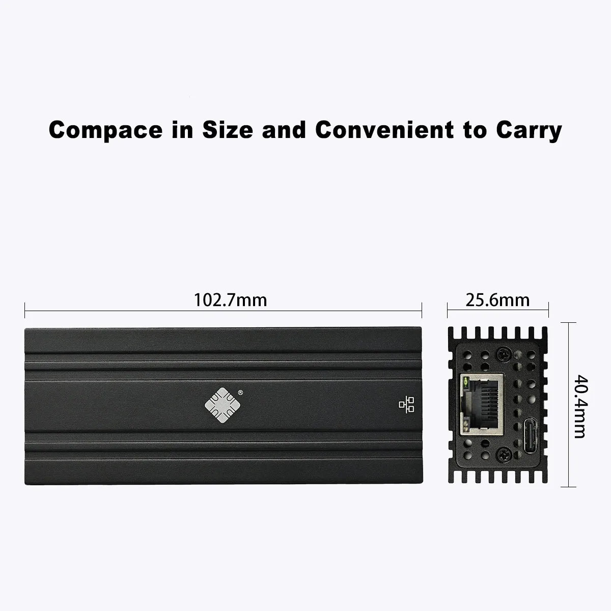USB4 to 10Gb Ethernet Adapter Compatible with Thunderbolt 3/4 10G Single Port RJ45 10GBASE-T Ethernet Support Mac