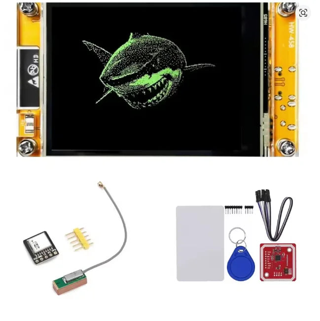 ESP32 Bruce CYD 2432S028 Wi-Fi Bluetooth NFC PN532 GNSS ATGM336H and defensive tools enable network secure & reliable wireless