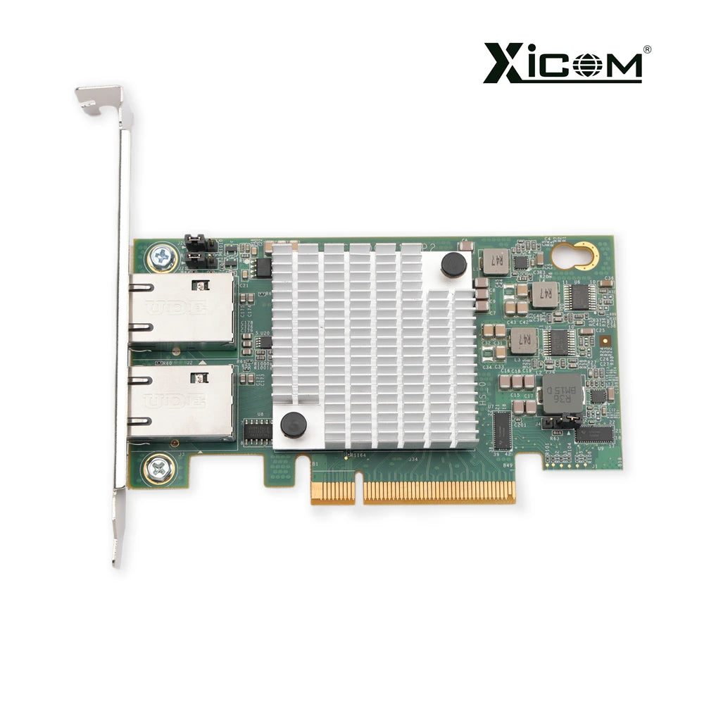 Ethernet Network Card Double Port RJ45 Chipset PCIe x8 10G