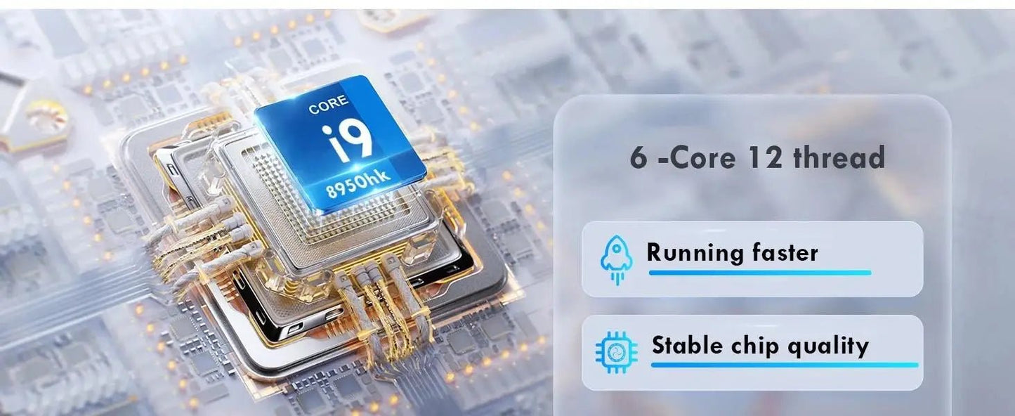 Laptop Laptop 14.1” i9-8950HK – 16GB RAM | 1TB/2TB SSD | Full HD IPS | Corpo Metálico | Windows 11 Pro em TokenPI Store