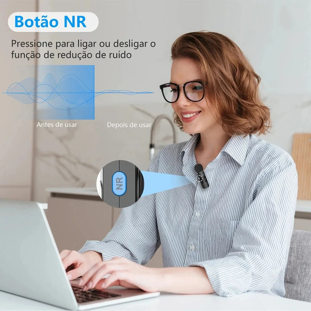 BOYA BY-V Professional Wireless Lavalier Mini Microphone for iPhone iPad Android Live Broadcast Gaming Recording Interview Vlog