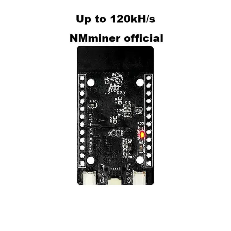 New NMMiner Official bot chain Lucky Christmas gift lucky BTC Solo Lottery Ticket Miner 117KH * 8=936KH/s higher nerdminer v2
