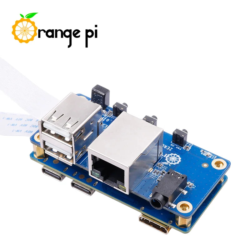 Orange Pi Zero 2 W 4G+Extension Board+Power Supply Mini PC WiFi5+BT5.0 DDR4 H618 Orange Pi Zero 2W SBC Single Board Computer