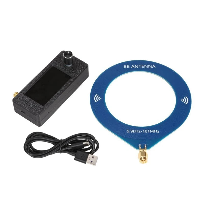 New V2 Version ATS-mini2 SI4732 0.5-108MHz Pocket SSB Mini Radio LSB USB AM FM All Band Radio Receiver ESP-32-S3 BB Antenna