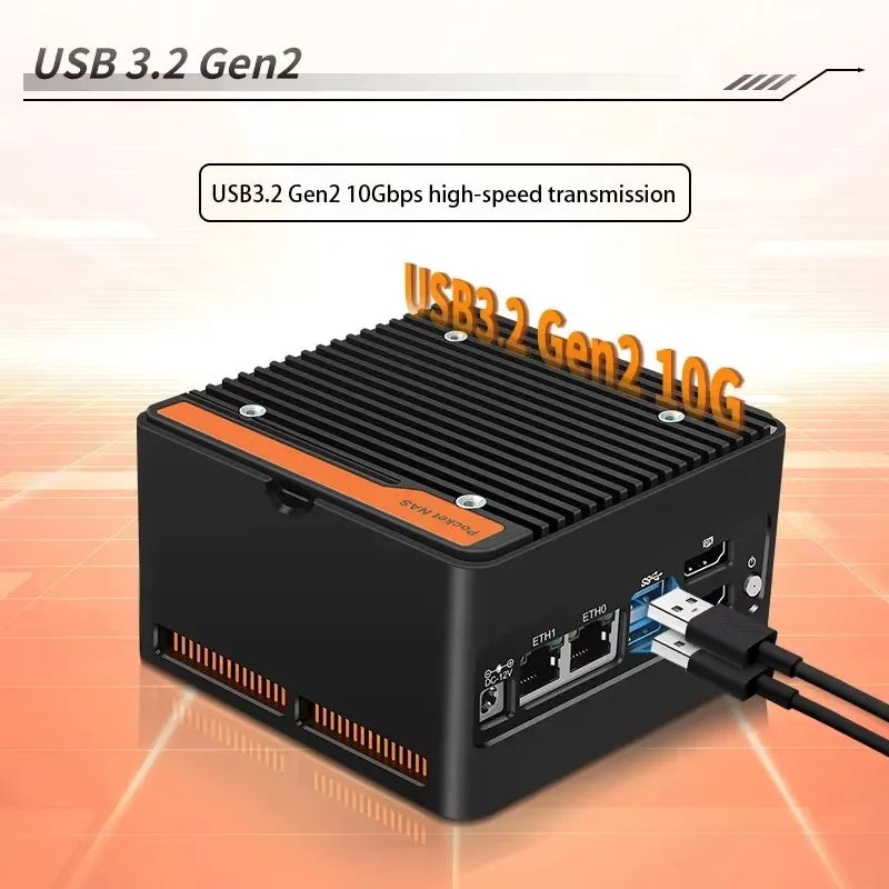 NAS Server 4xM.2 NVMe Board 2 x i226-V 2.5GbE LAN