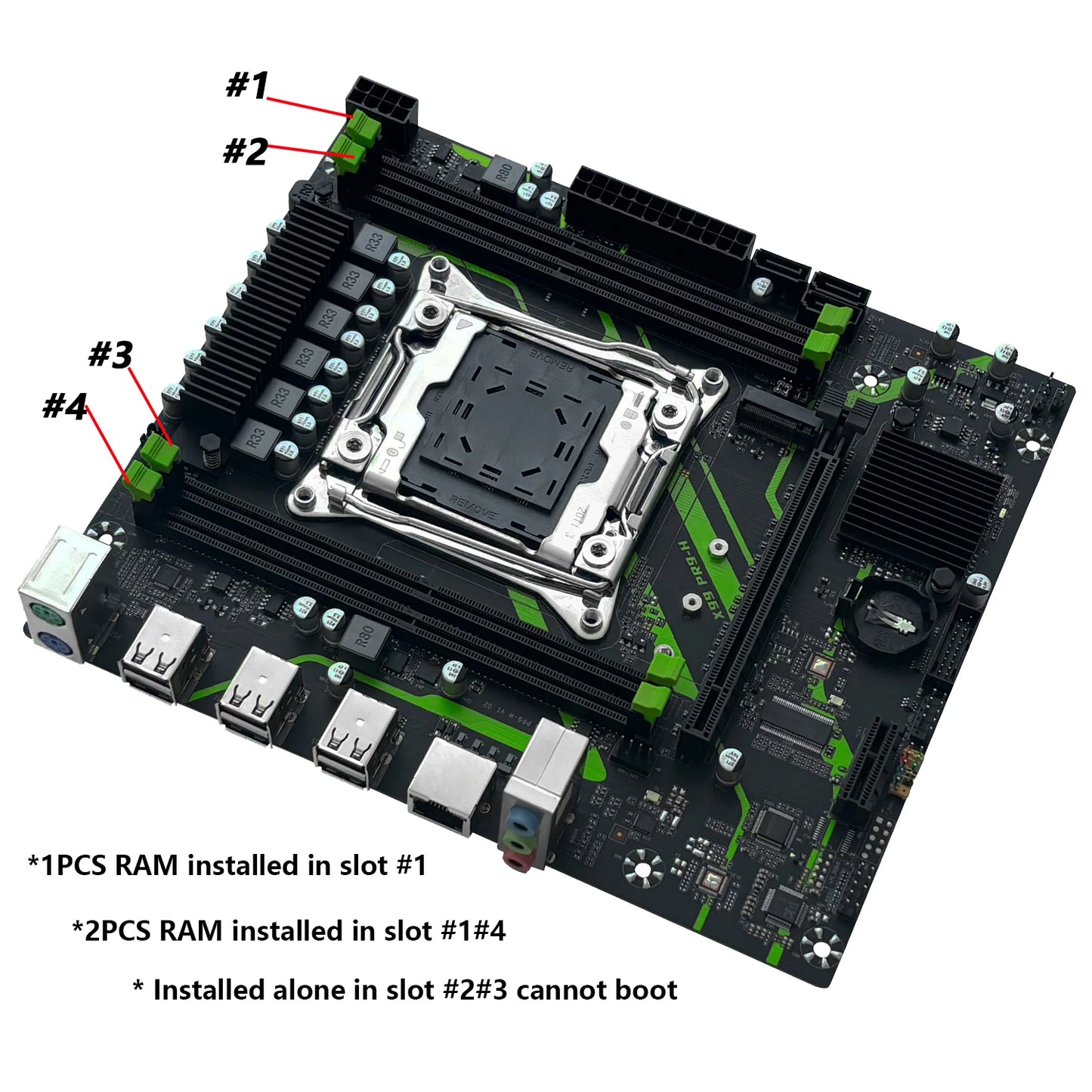 MACHINIST X99 PR9-H Motherboard optional Xeon E5 2640 V4 LGA 2011-3 CPU Kit Set 16GB DDR4 ECC Memory RAM NVME M.2