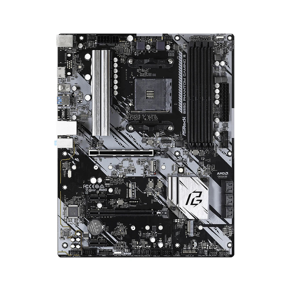 ASRock B550 Phantom Gaming 4 Motherboard Set Kit with Ryzen 5 5600 CPU 4xDDR4 4533MHz M.2 NVME HDMI PCIe 4.0 ATX AM4 Mainboard
