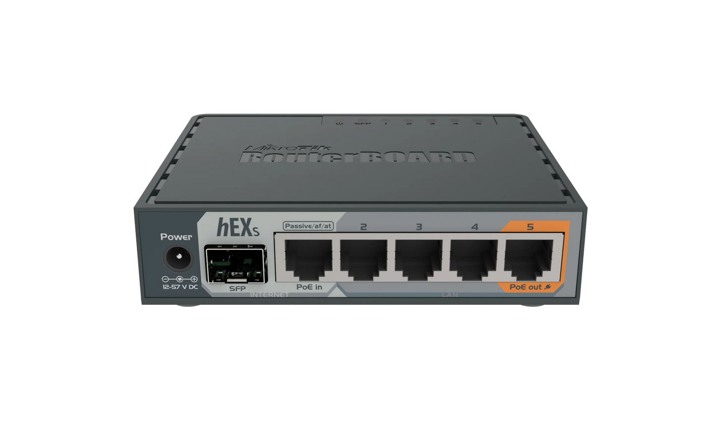 MikroTik hEX S RB760iGS Gigabit Router 5 Ports 1 Port POE Network Device