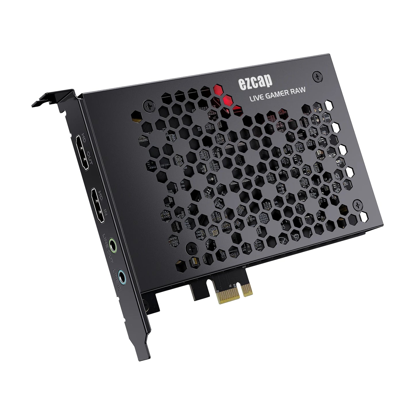 ezcap324B Live Gamer Raw PCIE 4K Video Game Capture Card Record & Live Stream for Gaming Systems Camcorders