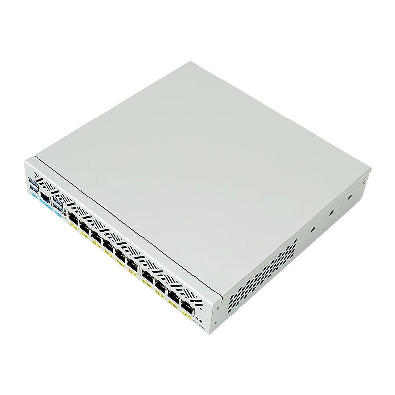 Partaker Firewall Appliance Intel 5405U 10th Gen i7 10510U 10 x i210 Lan Dual HD-MI DDR4 RAM Support Ros Ubuntu Linux OPNsense