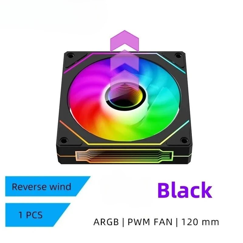 Cooler Fans Ventoinha Silenciosa Premium 120mm - UF-1 PRISM 4 PRO disponível em TokenPI Store