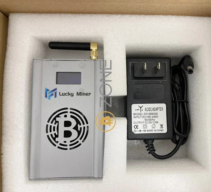 Lucky Miner V5 Hashrate 320G~380G Bitcoin Solo Mining Miner Have A Chance to Get a Block to Get 6.51 BTC