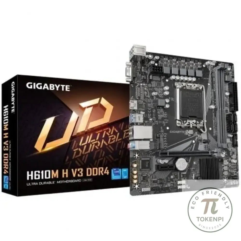 Placa Base Gigabyte H610M Desempenho Fiável para Computadores