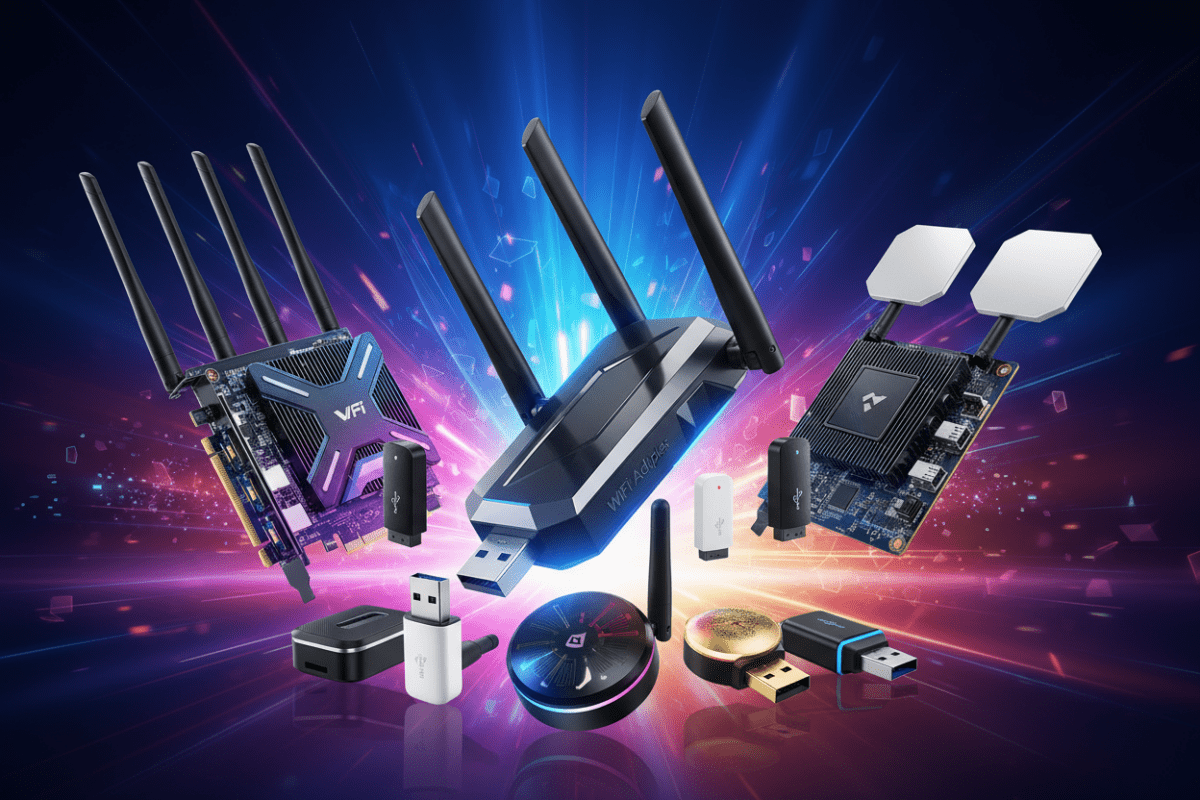 Adaptadores Wi-Fi — Conexão Sem Fios Rápida e Estável - TokenPI Store