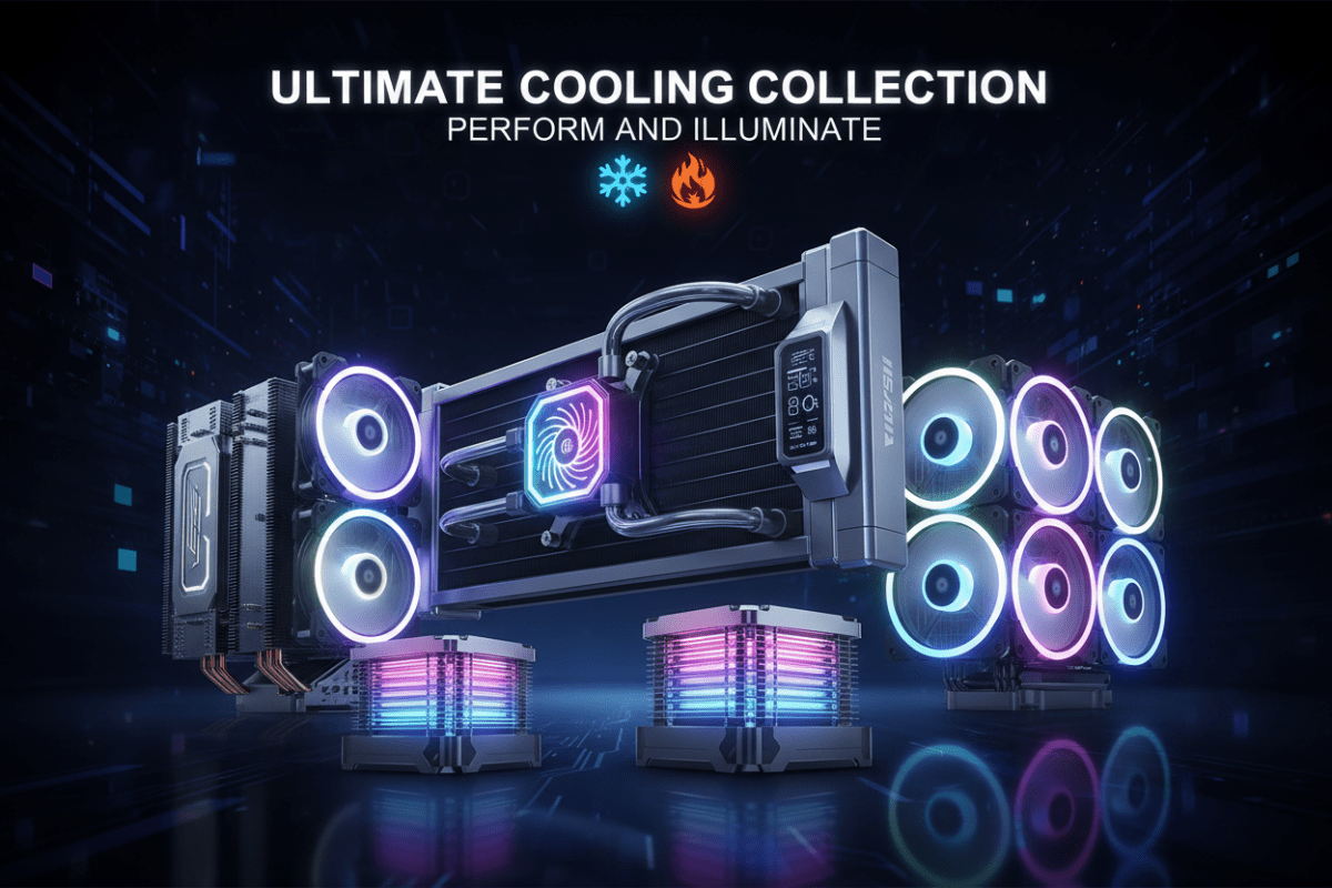 Cooler de PC e Ventoinhas — Refrigeração a Ar e Líquida - TokenPI Store