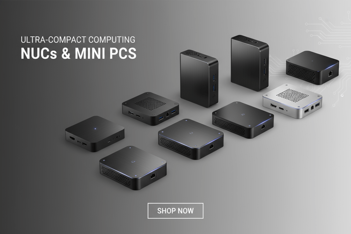 NUCs — Mini PCs Compactos e Potentes - TokenPI Store