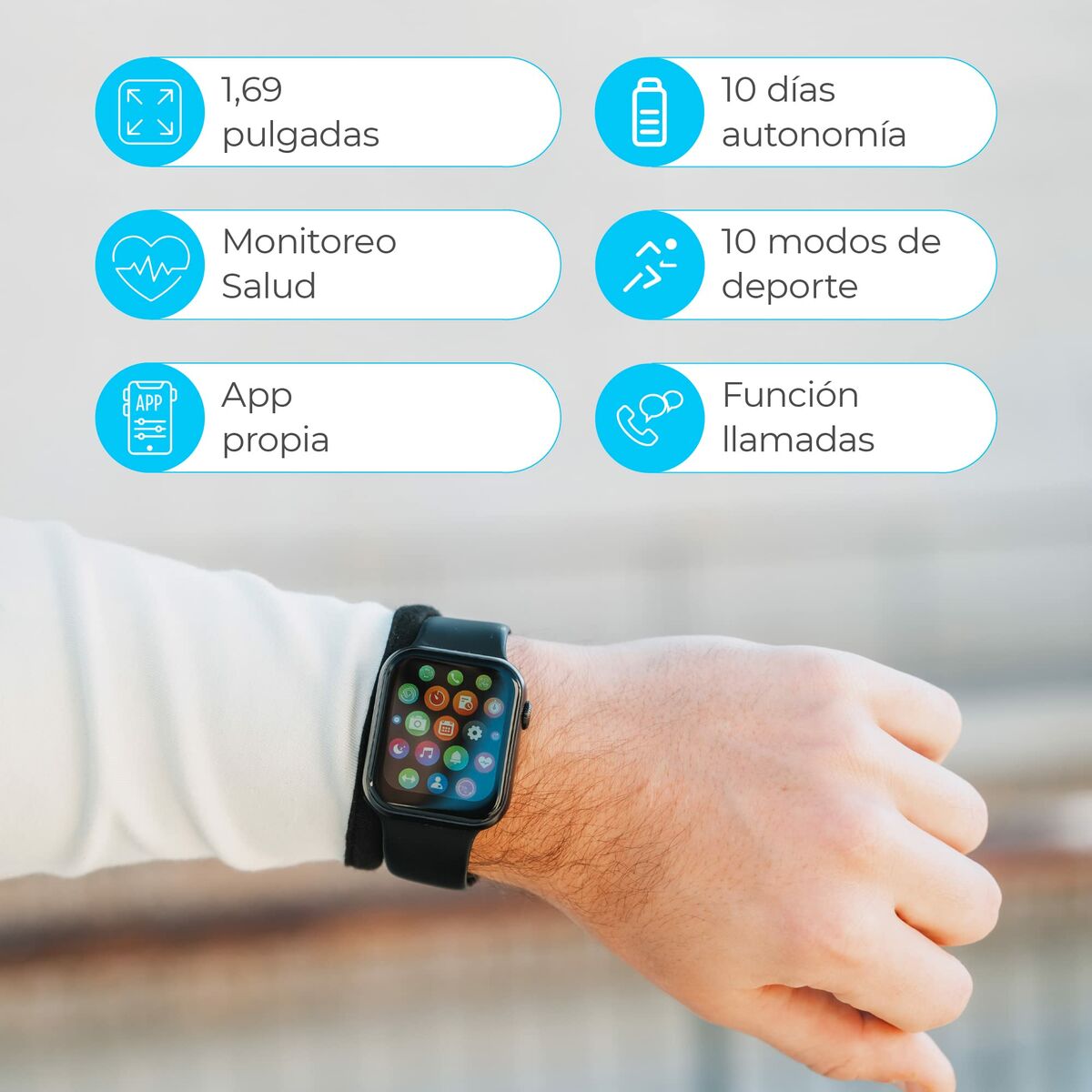 Consumer Electronics KSIX Urban 3: O Smartwatch Inteligente. em TokenPI Store
