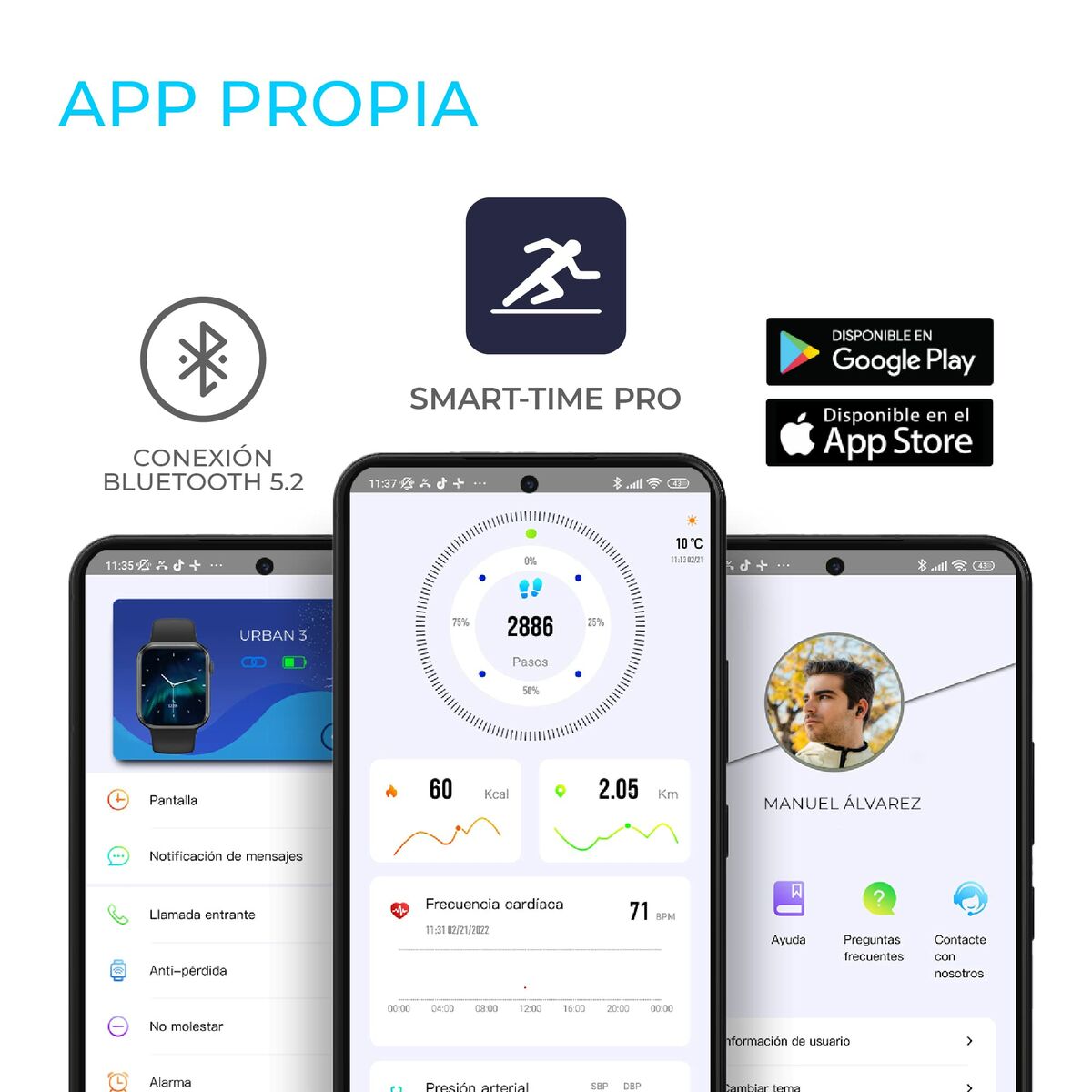 Consumer Electronics KSIX Urban 3: O Smartwatch Inteligente. em TokenPI Store