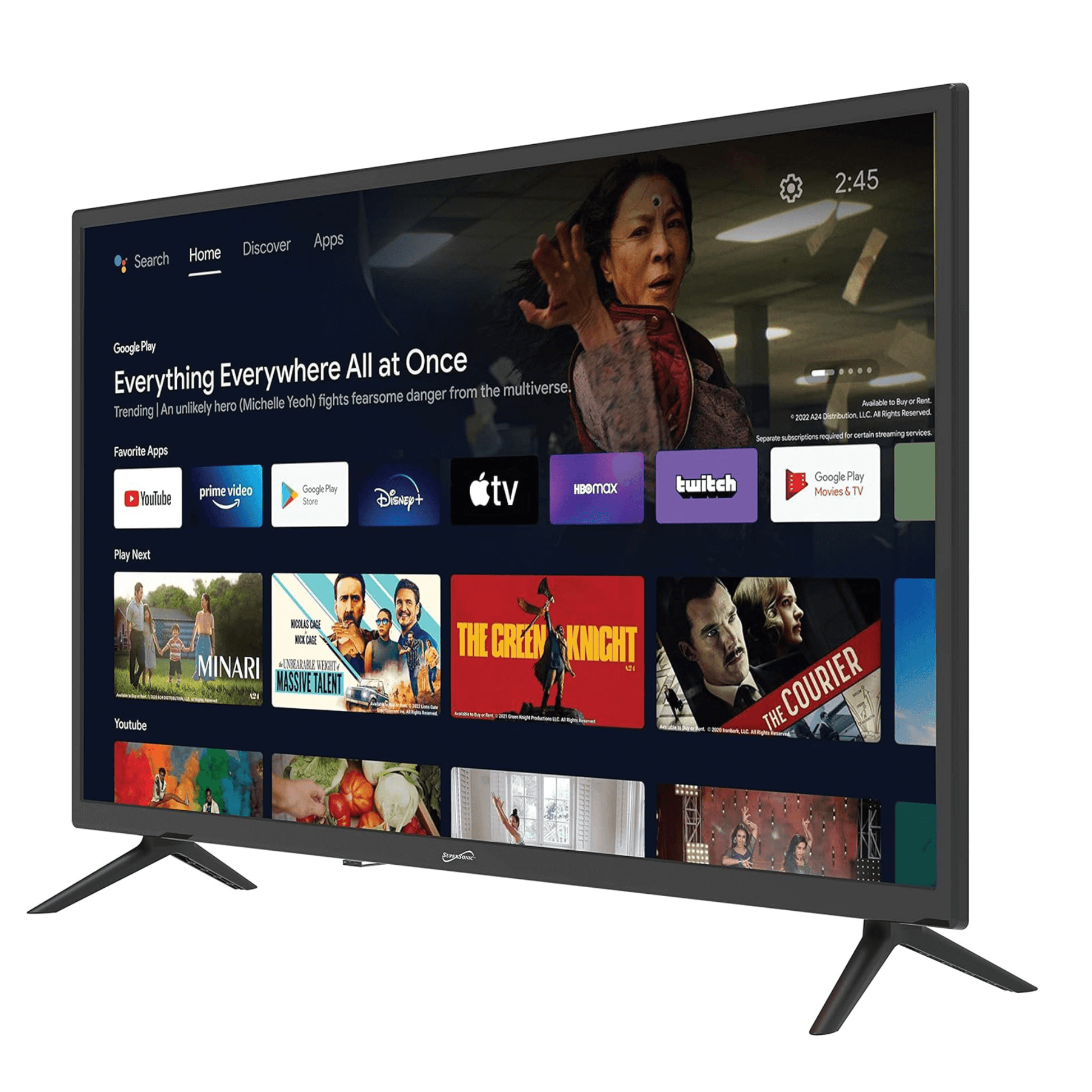 Audio & Video Supersonic Smart 32 - inch FHD DLED TV with Google Assistant disponível em TokenPI Store