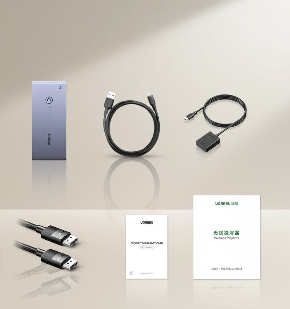 KVM UGREEN Switch DP 1.4 8K 60Hz KVM Para 2 PCs Compartilhamento disponível em TokenPI Store