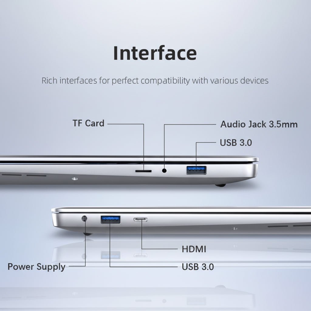 Laptop Laptop Rápido XIAORAN 14.1” c/ Windows 11 | Ideal p/ Trabalho & Estudo disponível em TokenPI Store