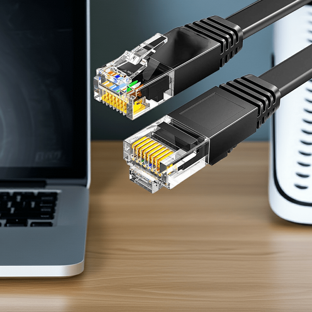 Cat6 Cabo ethernet cat6 cabo plano gigabit de alta velocidade 1000mbps disponível em TokenPI Store