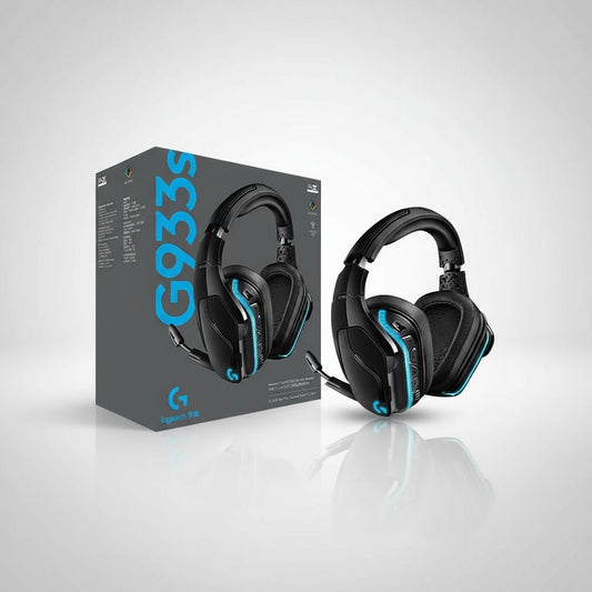 Headphones Logitech G933S Headset Gamer RGB Over-Ear | Som Imersivo, LED, Cabo 1.5m | Ideal para Gaming & PC em TokenPI Store