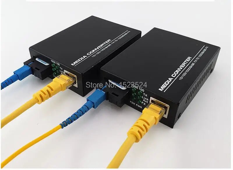 Conversor De Mídia Óptica Gigabit Porta SC 20 Km Redes disponível em TokenPI Store