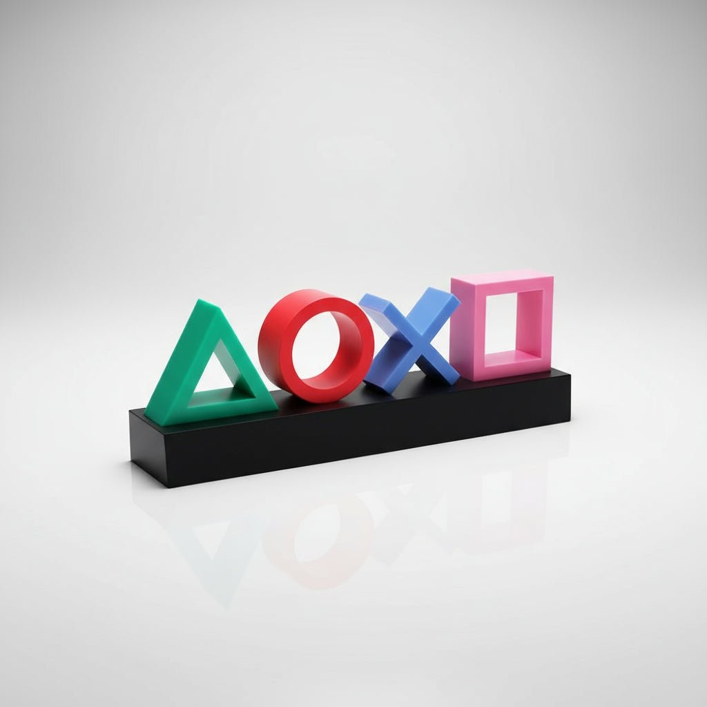 Ps5 Lights Luz Ícone Jogo PS4 PS5 LED Decorativa Com Controle De Voz disponível em TokenPI Store