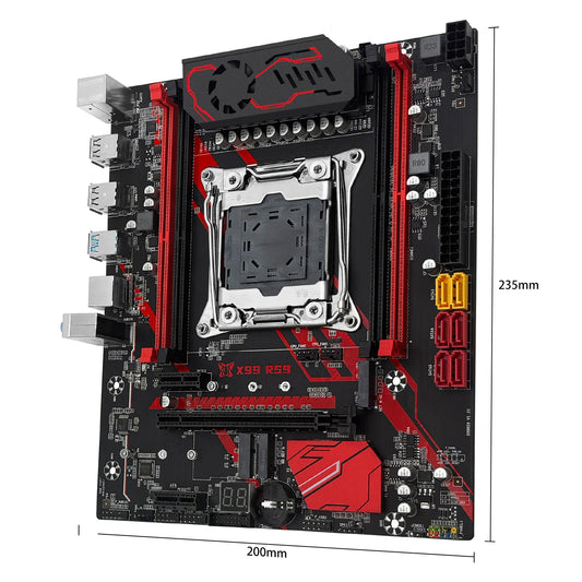 MACHINIST X99 RS9 Motherboard optional LGA 2011-3 Xeon E5 2680 V4 CPU Processor Kit And DDR4 16GB 2400MHz ECC Memory Set  USB3.0