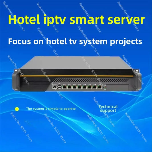 Hotel TV iptv gateway server Smart live on-demand streaming media system Network cable Optical fiber triple play