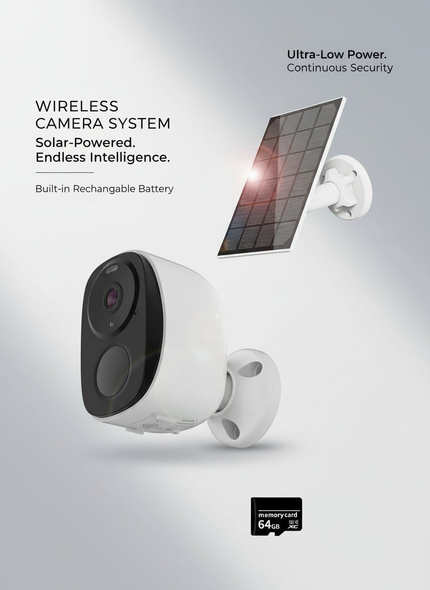 Security Cam Câmera Externa Sem Fio 2K 3MP Com Áudio Bidirecional Casa disponível em TokenPI Store