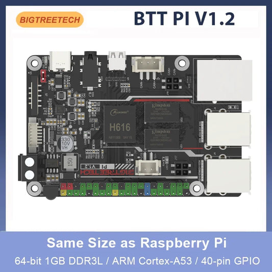 BIGTREETECH BTT PI V1.2 Board Quad Core Cortex-A53 2.4G WiFi 40Pin GPIO VS Raspberry PI 3B Orange Pi For Klipper 3D Printer DIY