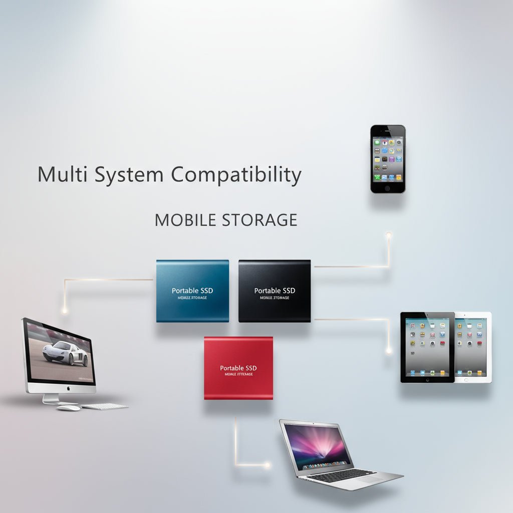 SSD External Erilles SSD Externo USB C 3.1 Armazenamento Rápido Laptop disponível em TokenPI Store