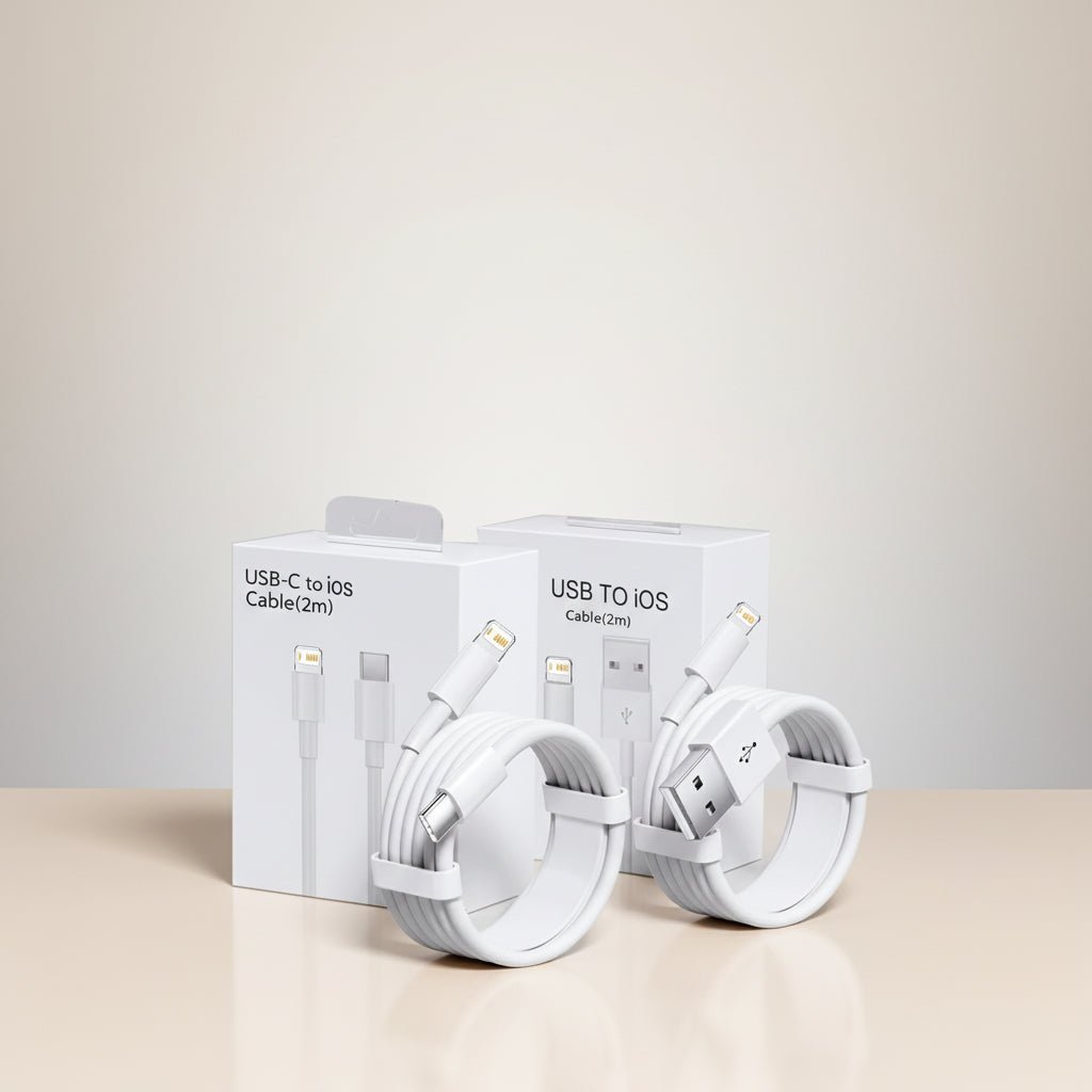 Usb-c Cable Cabo de Carregamento Rápido 4A | USB-A para Lightning & USB-C | Compatível com iPhone em TokenPI Store