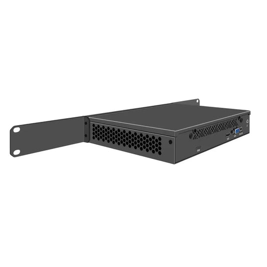 Topton 1U Mini PC 9.5 Inch Rack-mounted Firewall Appliance Intel N100 4*/2*10G SFP 4xi226-V 2.5G Gateway Network Security Server