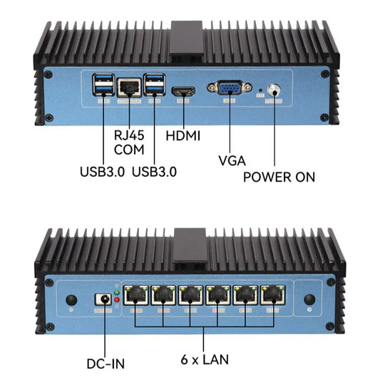 Router 6 x Intel I211 LAN Core i7 6500U i5 Pentium 4415U DDR4 PfSense Firewall Appliance Server