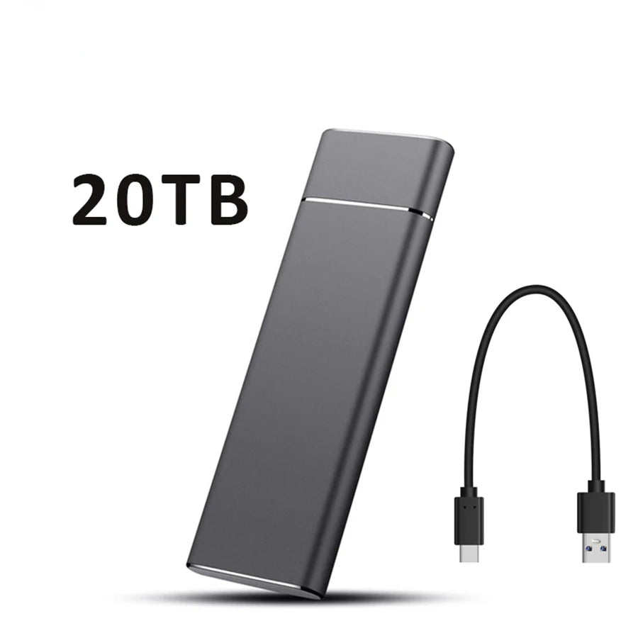 SSD External SSD Externo 2TB / 20TB / 30TB — Tipo - C & USB 3.1, Ultra Rápido e Compacto disponível em TokenPI Store