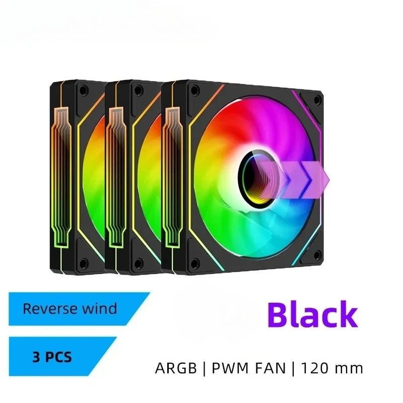 Cooler Fans Ventoinha Silenciosa Premium 120mm - UF-1 PRISM 4 PRO disponível em TokenPI Store