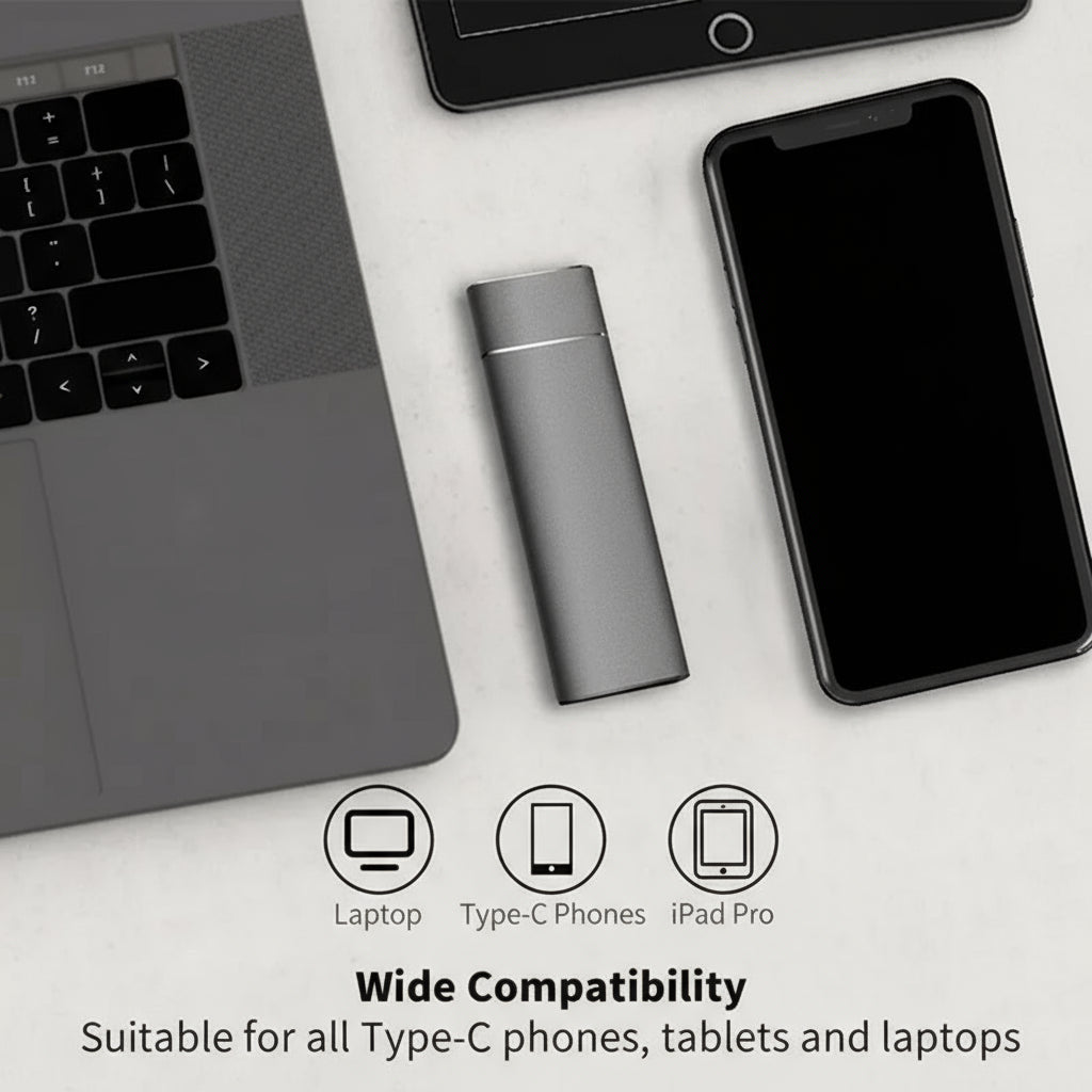 SSD External SSD Externo 2TB / 20TB / 30TB — Tipo - C & USB 3.1, Ultra Rápido e Compacto disponível em TokenPI Store